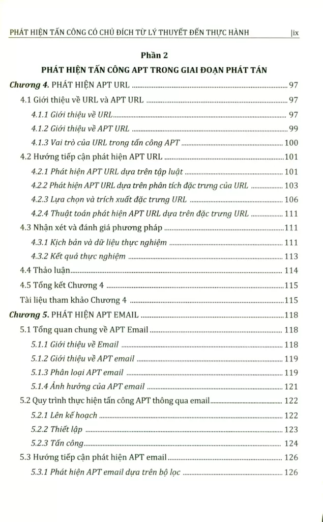 PHÁT HIỆN TẤN CÔNG CÓ CHỦ ĐỊCH - TỪ LÝ THUYẾT ĐẾN THỰC HÀNH (Sách chuyên khảo)